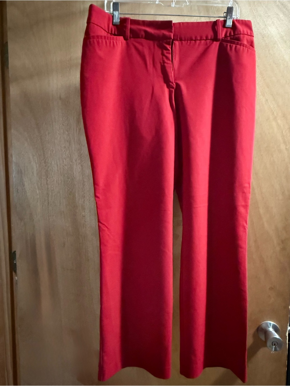 Worthington Red Boot Cut Dress Pants
